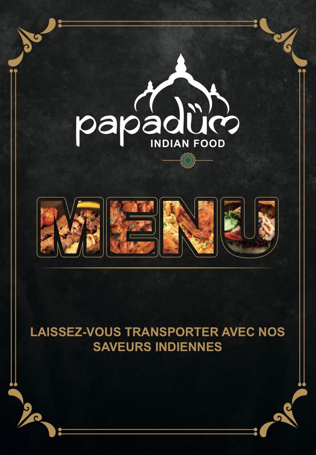 Restaurant menu picture