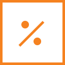 Exclusive restaurant benefits icon